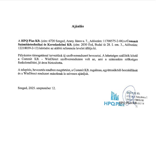 HPQ Plus ERP referencia